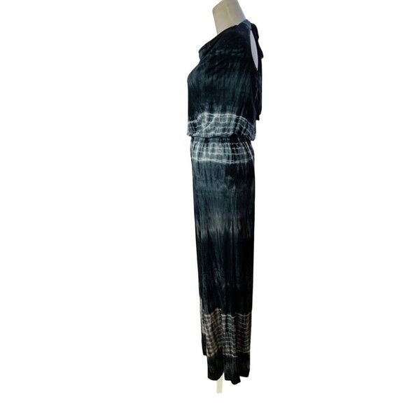 Venus Black & Grey Tie Day Jumpsuit. Size XS - Picture 2 of 3